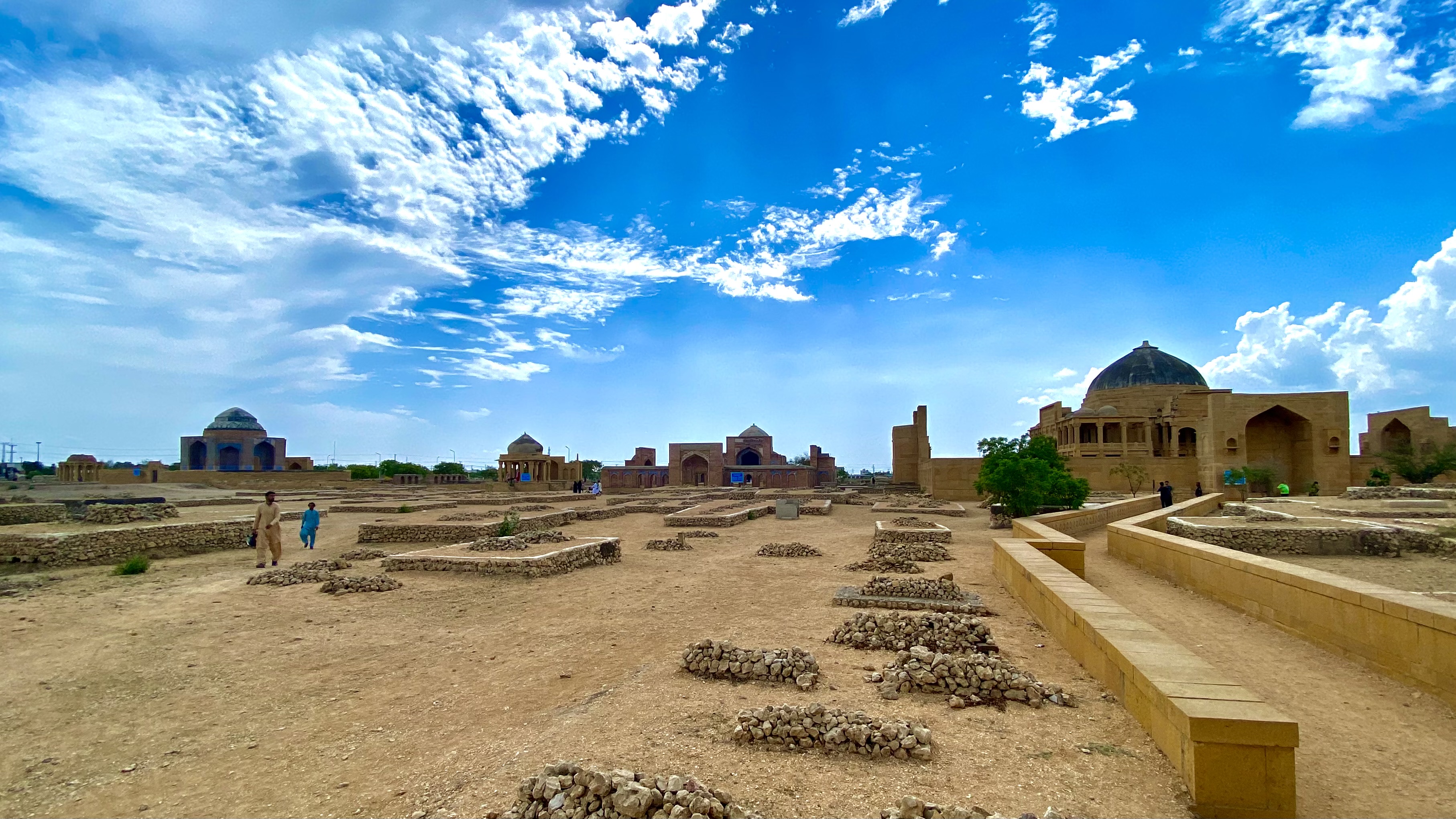 Ancient ruins of Moenjodaro, a UNESCO World Heritage Site representing the Indus Valley Civilization in Sindh, Pakistan