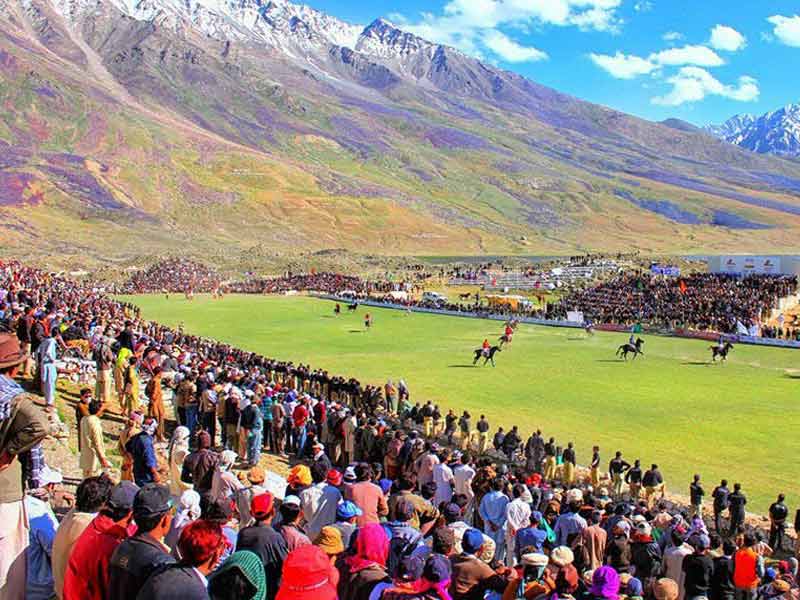 Shandur Polo Festival Chitral Pakistan. This image is of the Shandur polo ground in Chitral