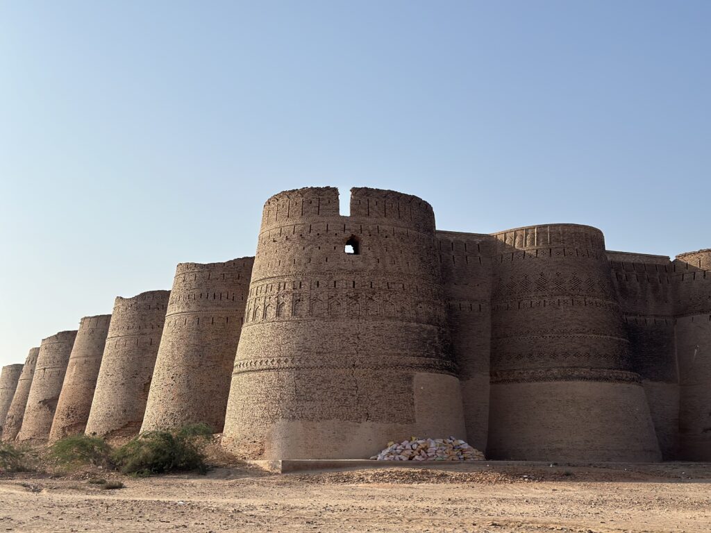 Bastions of Derawar Fort in Cholistan