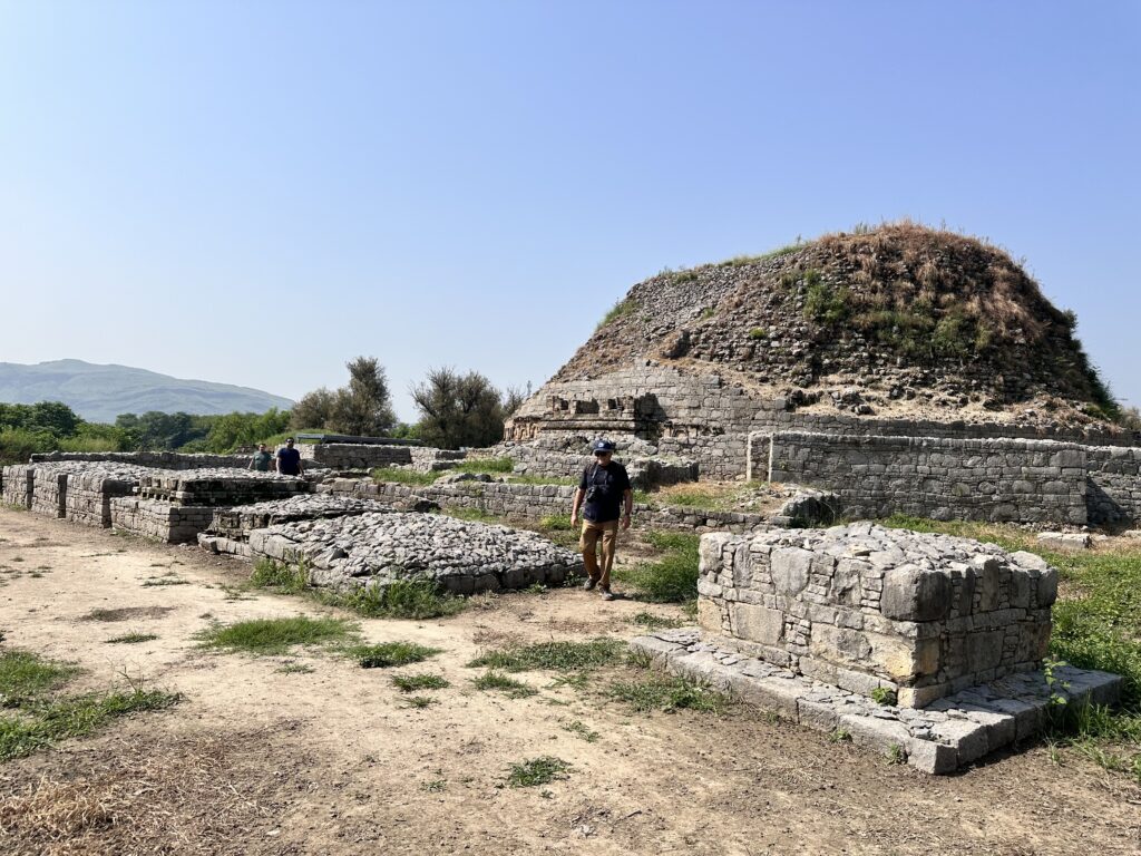 Ancient stone stupa at Taxila