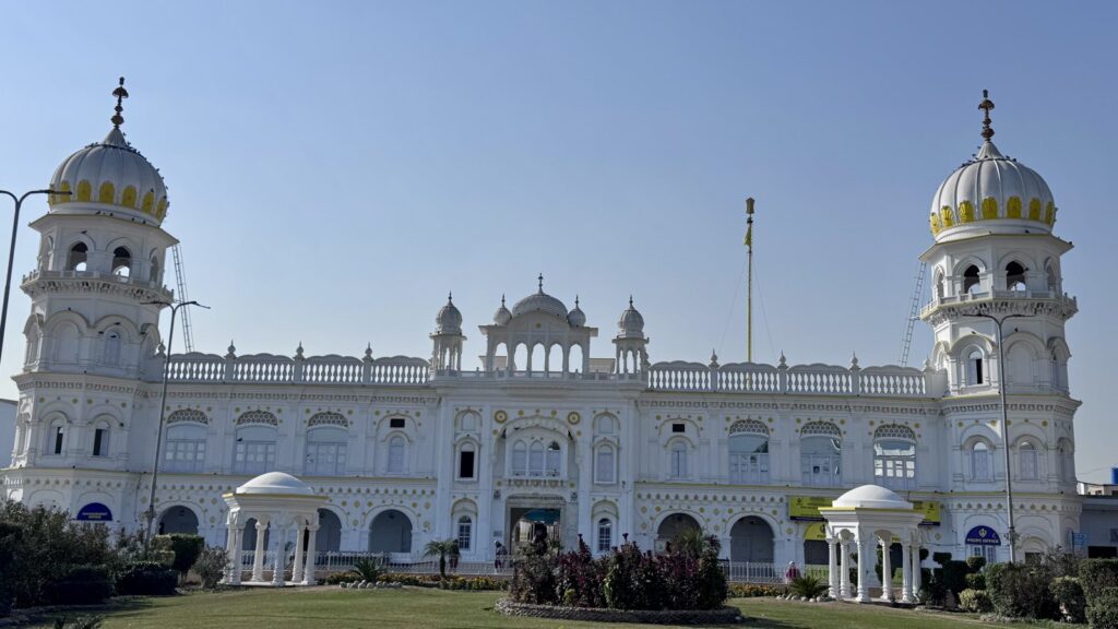 Sikh gurdwara and marble courtyard in Pakistan, photographed by Crossroads Adventure